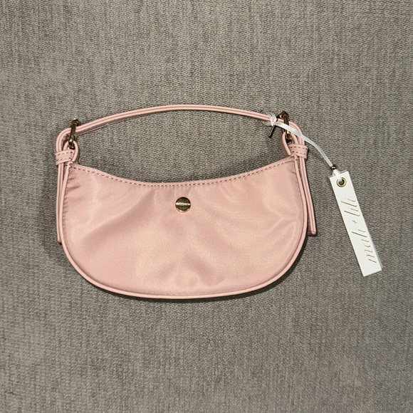 NWT Mali & Lili Kaia Nylon Mini Pink Handbag - Picture 1 of 7